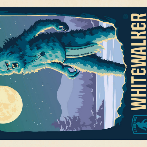 Darstellung des Puzzle Motivs Legends Of The National Parks: Acadia's White Walker Legends Of The National Parks: Acadia's White Walker 200 Puzzle 3D Modell