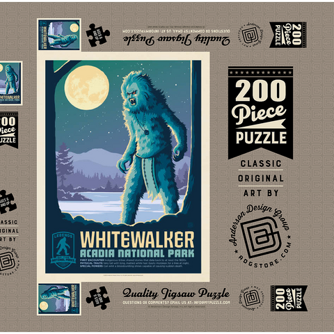 Darstellung des Puzzle Motivs Legends Of The National Parks: Acadia's White Walker Legends Of The National Parks: Acadia's White Walker 200 Puzzle Schachtel 3D Modell