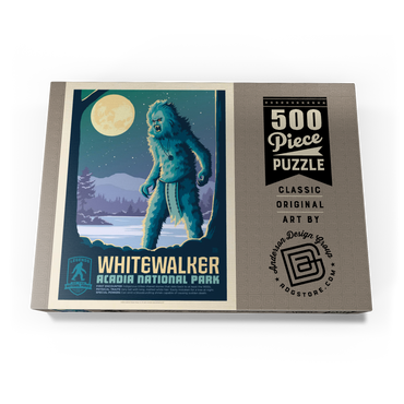 Darstellung des Puzzle Motivs Legends Of The National Parks: Acadia's White Walker 500 Puzzle Schachtel Ansicht3
