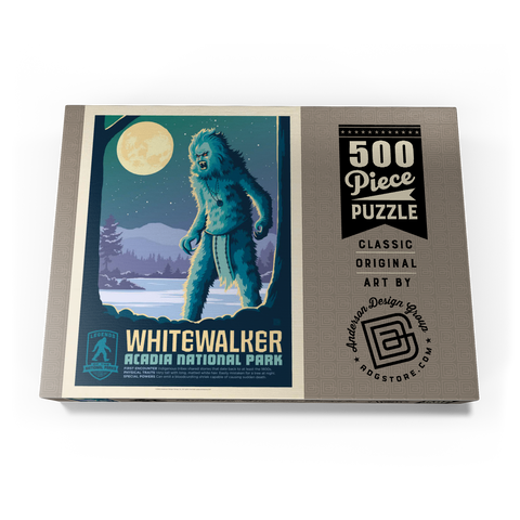 Darstellung des Puzzle Motivs Legends Of The National Parks: Acadia's White Walker Legends Of The National Parks: Acadia's White Walker 500 Puzzle Schachtel Ansicht3
