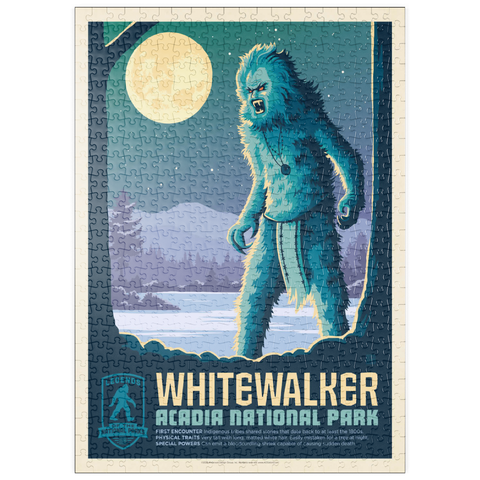 Darstellung des Puzzle Motivs Legends Of The National Parks: Acadia's White Walker puzzleplate Legends Of The National Parks: Acadia's White Walker 500 Puzzle