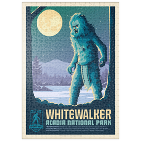 Darstellung des Puzzle Motivs Legends Of The National Parks: Acadia's White Walker - Puzzleteile: 500