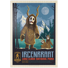 Darstellung des Puzzle Motivs Legends Of The National Parks: Lake Clark's Ircenrraat - Puzzleteile: 1000