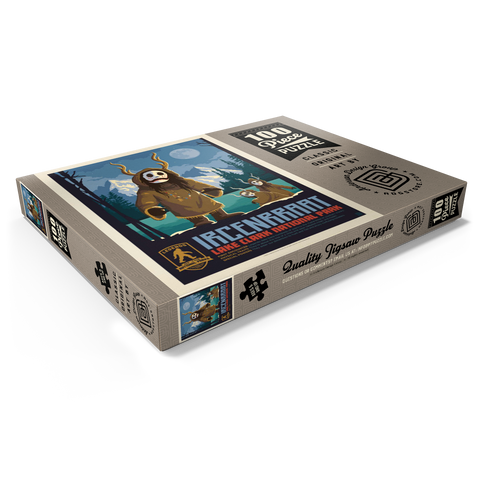 Darstellung des Puzzle Motivs Legends Of The National Parks: Lake Clark's Ircenrraat Legends Of The National Parks: Lake Clark's Ircenrraat 100 Puzzle Schachtel Ansicht1