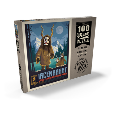 Darstellung des Puzzle Motivs Legends Of The National Parks: Lake Clark's Ircenrraat 100 Puzzle Schachtel Ansicht2