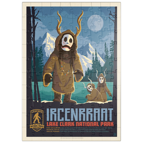 Darstellung des Puzzle Motivs Legends Of The National Parks: Lake Clark's Ircenrraat puzzleplate Legends Of The National Parks: Lake Clark's Ircenrraat 100 Puzzle