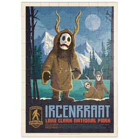 Darstellung des Puzzle Motivs Legends Of The National Parks: Lake Clark's Ircenrraat - Puzzleteile: 100