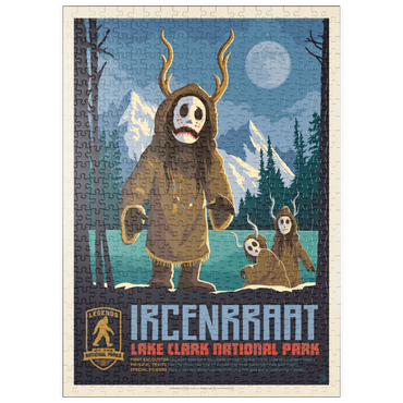 Darstellung des Puzzle Motivs puzzleplate Legends Of The National Parks: Lake Clark's Ircenrraat 500 Puzzle