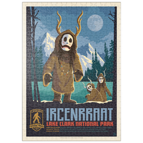 Darstellung des Puzzle Motivs Legends Of The National Parks: Lake Clark's Ircenrraat - Puzzleteile: 500