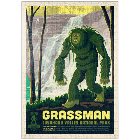 Darstellung des Puzzle Motivs Legends Of The National Parks: Cuyahoga Valley's Grassman puzzleplate Legends Of The National Parks: Cuyahoga Valley's Grassman 1000 Puzzle