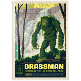 Darstellung des Puzzle Motivs Legends Of The National Parks: Cuyahoga Valley's Grassman - Puzzleteile: 1000