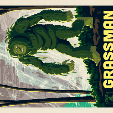 Darstellung des Puzzle Motivs Legends Of The National Parks: Cuyahoga Valley's Grassman 1000 Puzzle 3D Modell