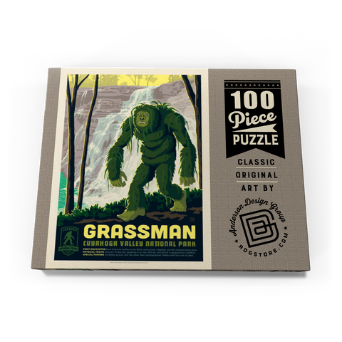 Darstellung des Puzzle Motivs Legends Of The National Parks: Cuyahoga Valley's Grassman Legends Of The National Parks: Cuyahoga Valley's Grassman 100 Puzzle Schachtel Ansicht3