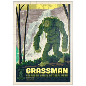 Darstellung des Puzzle Motivs Legends Of The National Parks: Cuyahoga Valley's Grassman - Puzzleteile: 100