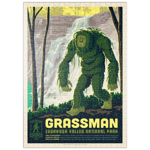 Darstellung des Puzzle Motivs Legends Of The National Parks: Cuyahoga Valley's Grassman puzzleplate Legends Of The National Parks: Cuyahoga Valley's Grassman 500 Puzzle