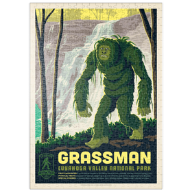 Darstellung des Puzzle Motivs Legends Of The National Parks: Cuyahoga Valley's Grassman - Puzzleteile: 500