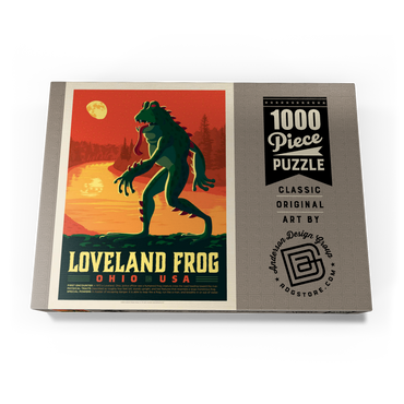 Darstellung des Puzzle Motivs Mythical Creatures: Loveland Frog 1000 Puzzle Schachtel Ansicht3