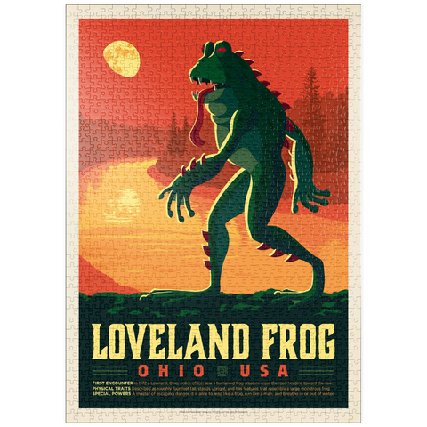Darstellung des Puzzle Motivs Mythical Creatures: Loveland Frog puzzleplate Mythical Creatures: Loveland Frog 1000 Puzzle