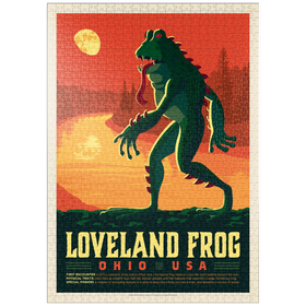 Darstellung des Puzzle Motivs Mythical Creatures: Loveland Frog - Puzzleteile: 1000