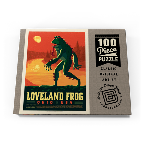 Darstellung des Puzzle Motivs Mythical Creatures: Loveland Frog Mythical Creatures: Loveland Frog 100 Puzzle Schachtel Ansicht3
