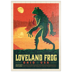 Darstellung des Puzzle Motivs Mythical Creatures: Loveland Frog - Puzzleteile: 100