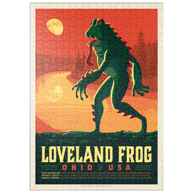Darstellung des Puzzle Motivs Mythical Creatures: Loveland Frog - Puzzleteile: 500