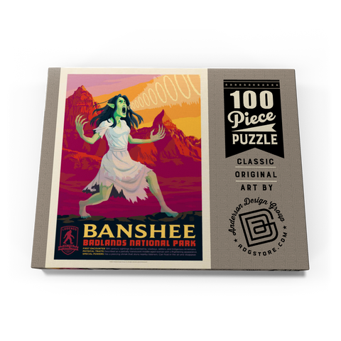 Legends Of The National Parks: Badland's Banshee 100 Puzzle Schachtel Ansicht3
