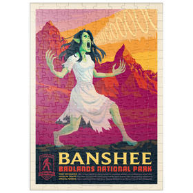 Darstellung des Puzzle Motivs Legends Of The National Parks: Badland's Banshee - Puzzleteile: 200