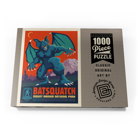 Darstellung des Puzzle Motivs Legends Of The National Parks: Mt Rainier's Batsquatch Legends Of The National Parks: Mt Rainier's Batsquatch 1000 Puzzle Schachtel Ansicht3