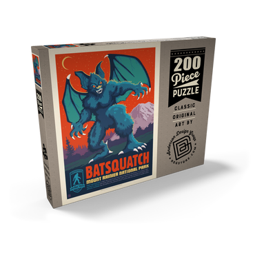 Darstellung des Puzzle Motivs Legends Of The National Parks: Mt Rainier's Batsquatch 200 Puzzle Schachtel Ansicht2