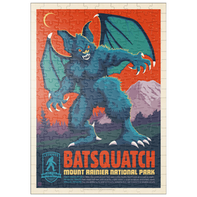 Darstellung des Puzzle Motivs Legends Of The National Parks: Mt Rainier's Batsquatch - Puzzleteile: 200