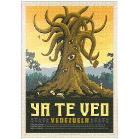 Darstellung des Puzzle Motivs Mythical Creatures: Ya-Te-Veo - Puzzleteile: 1000