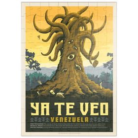 Darstellung des Puzzle Motivs Mythical Creatures: Ya-Te-Veo - Puzzleteile: 100