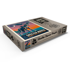 Darstellung des Puzzle Motivs Legends Of The National Parks: Acadia's Specter Moose - Puzzleteile: 1000