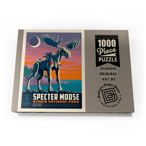 Darstellung des Puzzle Motivs Legends Of The National Parks: Acadia's Specter Moose Legends Of The National Parks: Acadia's Specter Moose 1000 Puzzle Schachtel Ansicht3