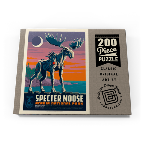Darstellung des Puzzle Motivs Legends Of The National Parks: Acadia's Specter Moose Legends Of The National Parks: Acadia's Specter Moose 200 Puzzle Schachtel Ansicht3