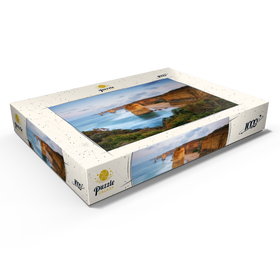 Alternative Darstellung des Puzzle-Motivs Zwölf Apostel Kalksteinfelsen bei Sonnenuntergang – Puzzleteile: 1000