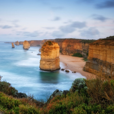 Darstellung des Puzzle Motivs Twelve Apostles Limestone Stacks at Sunset 1000 Puzzle 3D Modell