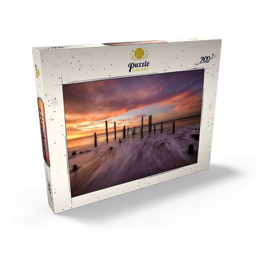 Darstellung des Puzzle Motivs Port Willunga Jetty Ruins at Sunset 200 Puzzle Schachtel Ansicht2
