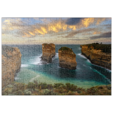 Darstellung des Puzzle Motivs puzzleplate Loch Ard Gorge, Great Ocean Road, Australia 200 Puzzle