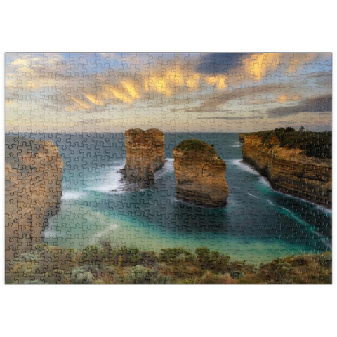 Darstellung des Puzzle Motivs Loch Ard Schlucht, Great Ocean Road, Australien puzzleplate Loch Ard Gorge, Great Ocean Road, Australia 500 Puzzle