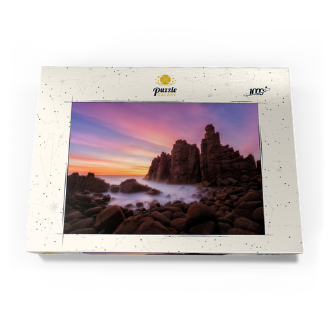 Darstellung des Puzzle Motivs Felsnadeln am Cape Woolamai, Phillip Island, Australien Pinnacles at Cape Woolamai, Phillip Island, Australia 1000 Puzzle Schachtel Ansicht3