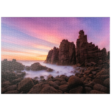 Darstellung des Puzzle Motivs puzzleplate Pinnacles at Cape Woolamai, Phillip Island, Australia 1000 Puzzle