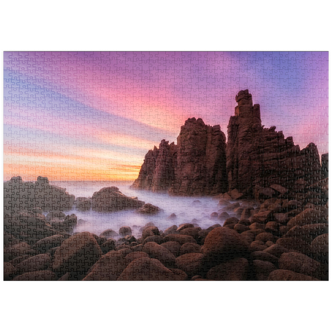 Darstellung des Puzzle Motivs Felsnadeln am Cape Woolamai, Phillip Island, Australien puzzleplate Pinnacles at Cape Woolamai, Phillip Island, Australia 1000 Puzzle