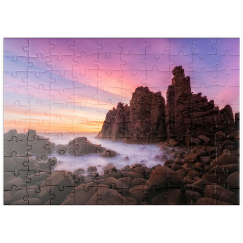 Darstellung des Puzzle Motivs Felsnadeln am Cape Woolamai, Phillip Island, Australien puzzleplate Pinnacles at Cape Woolamai, Phillip Island, Australia 100 Puzzle