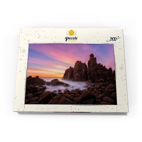Darstellung des Puzzle Motivs Felsnadeln am Cape Woolamai, Phillip Island, Australien Pinnacles at Cape Woolamai, Phillip Island, Australia 200 Puzzle Schachtel Ansicht3