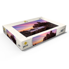 Alternative Darstellung des Puzzle-Motivs Felsnadeln am Cape Woolamai, Phillip Island, Australien – Puzzleteile: 500