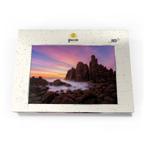 Darstellung des Puzzle Motivs Felsnadeln am Cape Woolamai, Phillip Island, Australien Pinnacles at Cape Woolamai, Phillip Island, Australia 500 Puzzle Schachtel Ansicht3