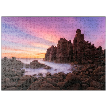 Darstellung des Puzzle Motivs puzzleplate Pinnacles at Cape Woolamai, Phillip Island, Australia 500 Puzzle