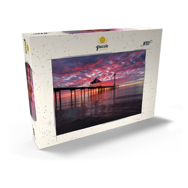 Darstellung des Puzzle Motivs Brighton Jetty Sunset Reflection, South Australia 1000 Puzzle Schachtel Ansicht2